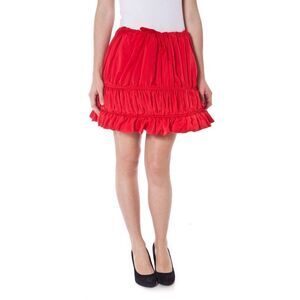 Denny Rose Red Polyester Women Women's Skirt
